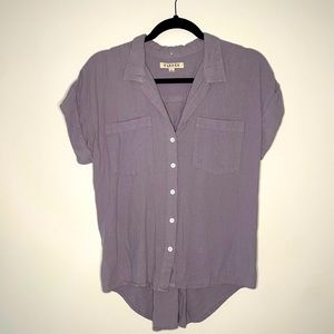 Purple Button-up S